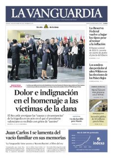 DOLOR E INDIGNACIÓN EN EL HOMENAJE A LAS VÍCTIMAS DE LA DANA