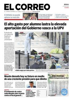 EL ALTO GASTO POR ALUMNO LASTRA LA ELEVADA APORTACIÓN DEL GOBIERNO VASCO A LA UPV