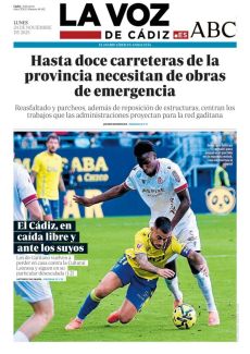 EL CÁDIZ, EN CAÍDA LIBRE Y ANTE LOS SUYOS