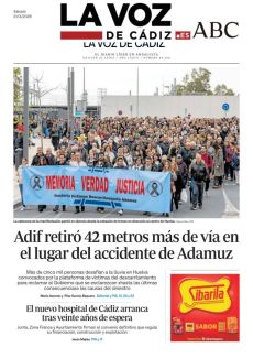 ADIF RETIRÓ 42 METROS MÁS DE VÍA EN EL LUGAR DEL ACCIDENTE DE ADAMUZ