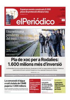 PLA DE XOC PER A RODALIES: 1.600 MILIONS MÉS D’INVERSIÓ