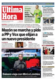 MAZÓN SE MARCHA Y PIDE A PP Y VOX QUE ELIJAN A UN NUEVO PRESIDENTE