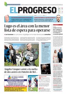 ÁNGELES VÁZQUEZ ASISTE A LA SUELTA DE DOS AZORES EN OUTEIRO DE REI