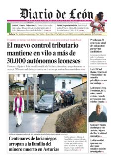 CENTENARES DE LACIANIEGOS ARROPAN A LA FAMILIA DEL MINERO MUERTO EN ASTURIAS