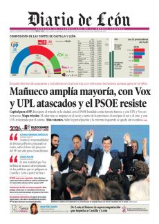 MAÑUECO AMPLÍA MAYORÍA, CON VOX Y UPL ATASCADOS Y EL PSOE RESISTE